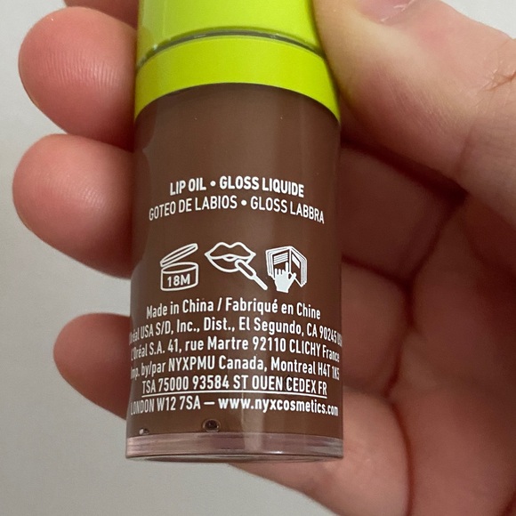 NYX Lip Drip Oil in Brown with Neon Green Cap - Picture 2 of 2